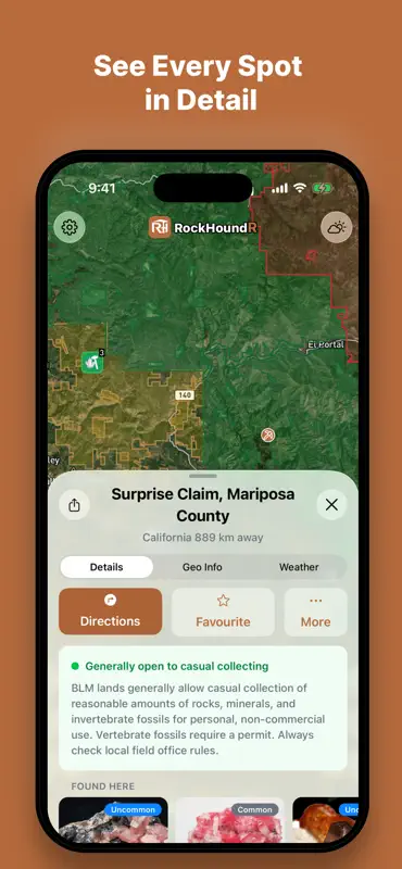 RockHoundR: Rockhounding Map screenshot 4 of 7