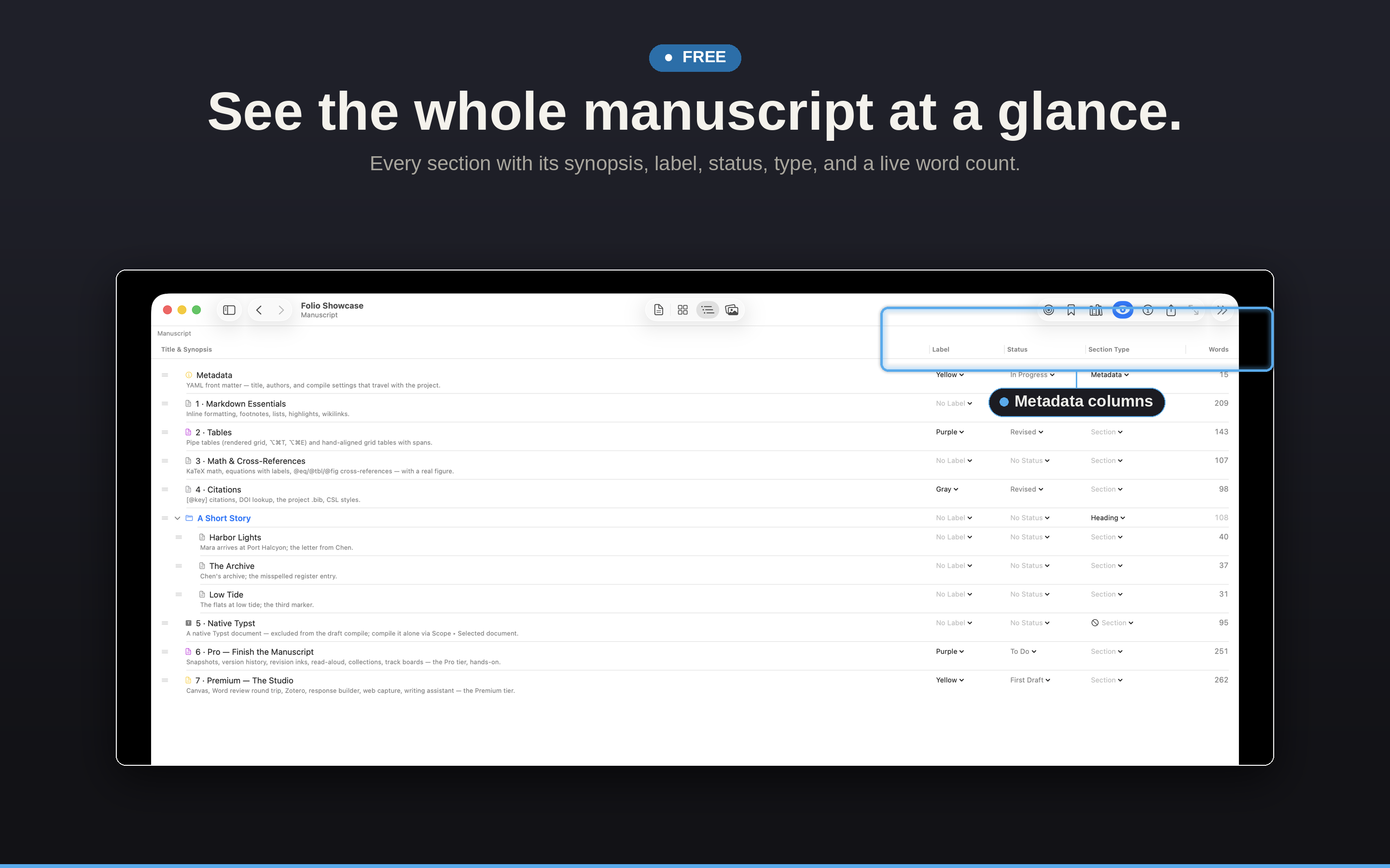 Folio Writer screenshot 16