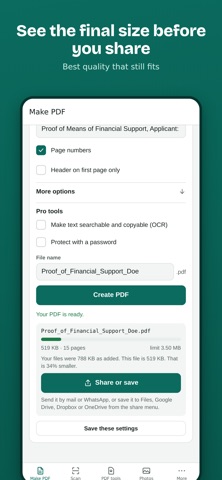 DocuClue: PDF Scan & Resize screenshot 3