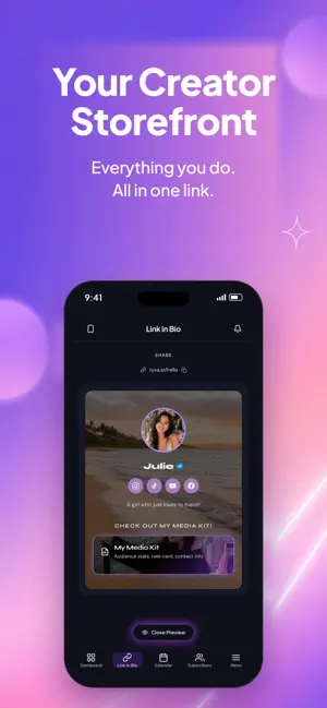 Ryxa Creator Link in Bio Store screenshot 1