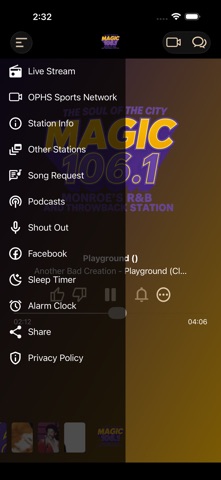 KMJZ Magic 106 screenshot