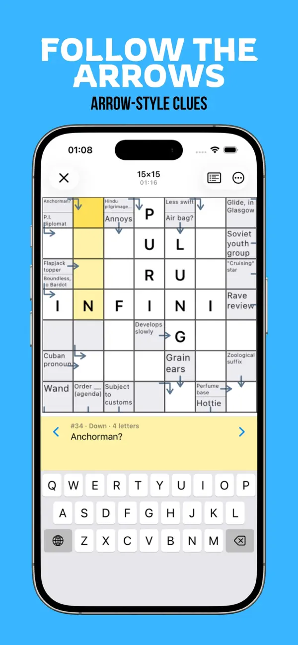 Screenshot #2 pour Arrowword Puzzle: Muamma