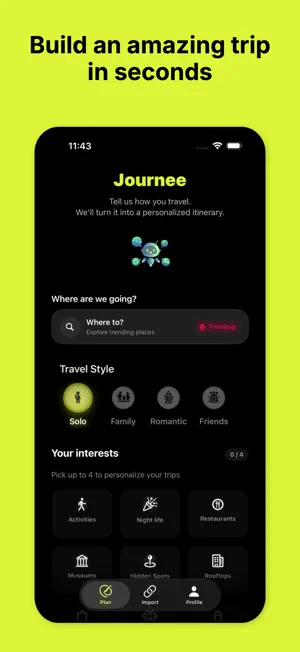 Journee - Itinerary Planner screenshot 2