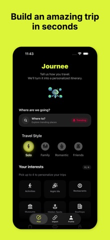 Journee - Itinerary Planner Screenshot 2 of 7