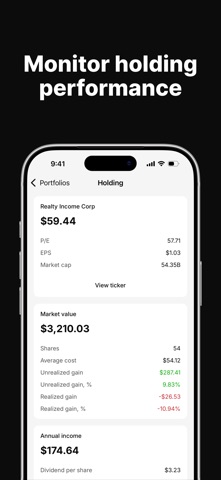 Dividend Tracker - Plainzer Screenshot 6 of 8