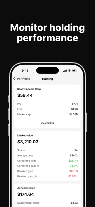 Dividend Tracker - Plainzer Screenshot 6 of 8