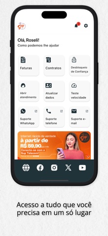 SUP TELECOM screenshot