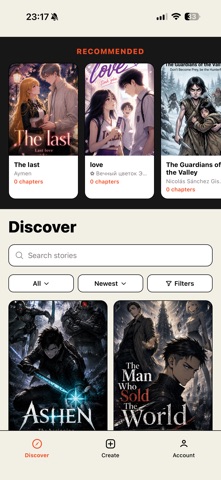 Mangaka.app screenshot