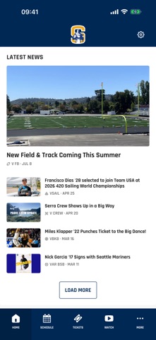 Serra Athletics Screenshot 1 of 3
