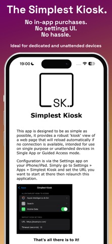 Simplest Kiosk Screenshot 1 of 3