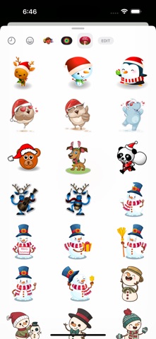 Merry Christmas Stickers 2025 screenshot