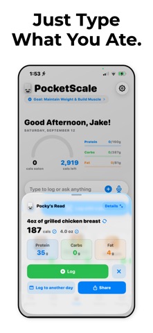 PocketScale: Macro Tracker Screenshot 4 of 10