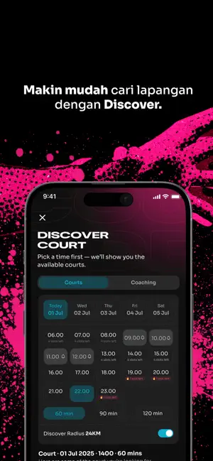 Courtside. - Padel App iPhone screenshot 4