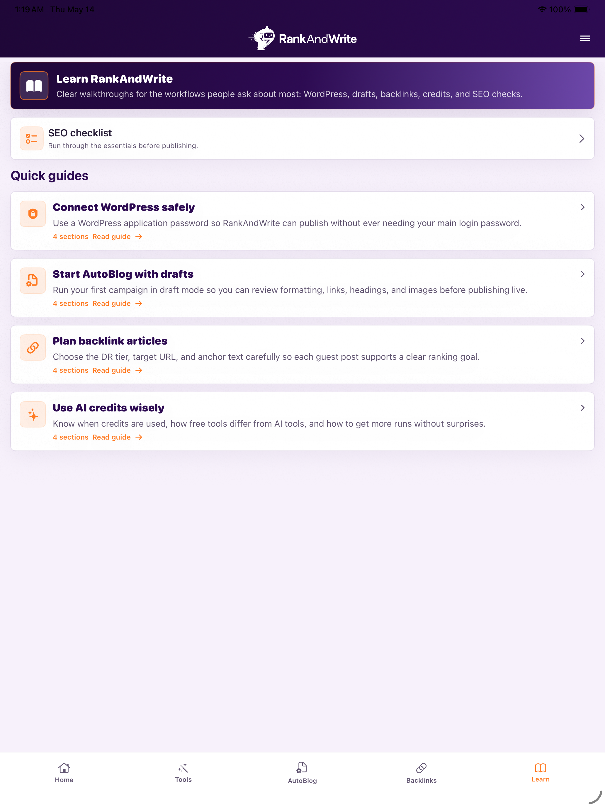 RankAndWrite - SEO screenshot 8