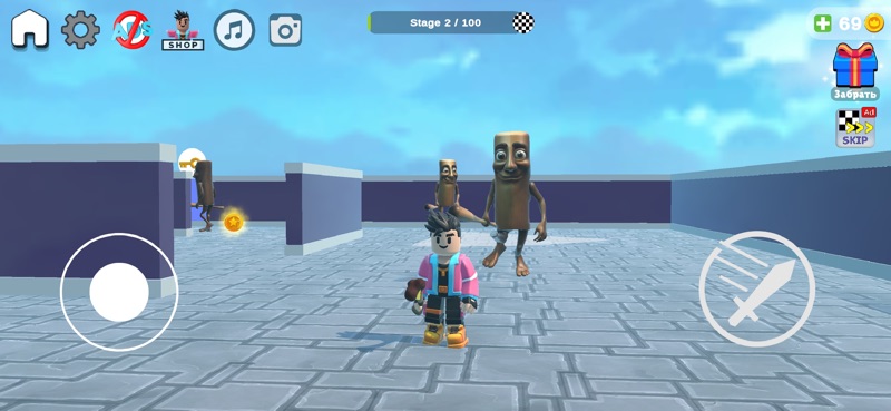 Obby Parkour Games Escape slap screenshot 7