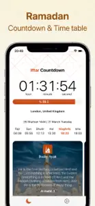 Iftar: Countdown Ramadan Table screenshot #1 for iPhone