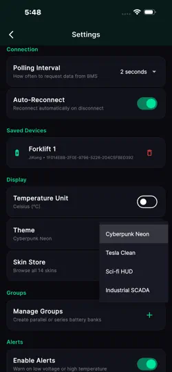 Скриншот MultiBMS на iPhone 2