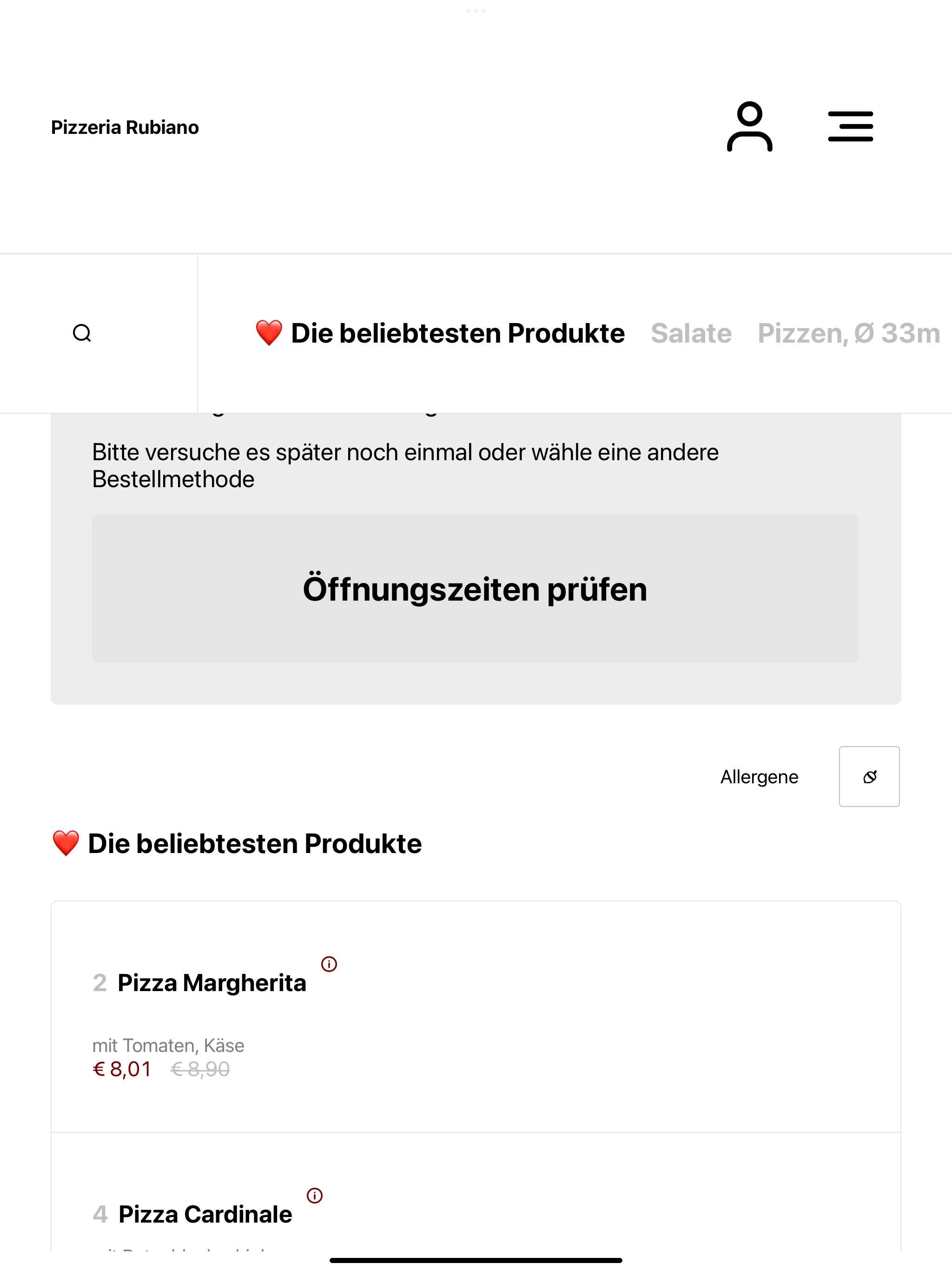 Pizzeria Rubiano Stockerau screenshot 7