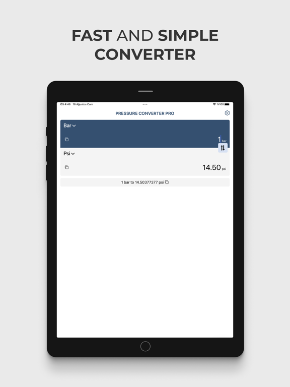 Screenshot #5 pour Pressure Converter Psi Bar Pas