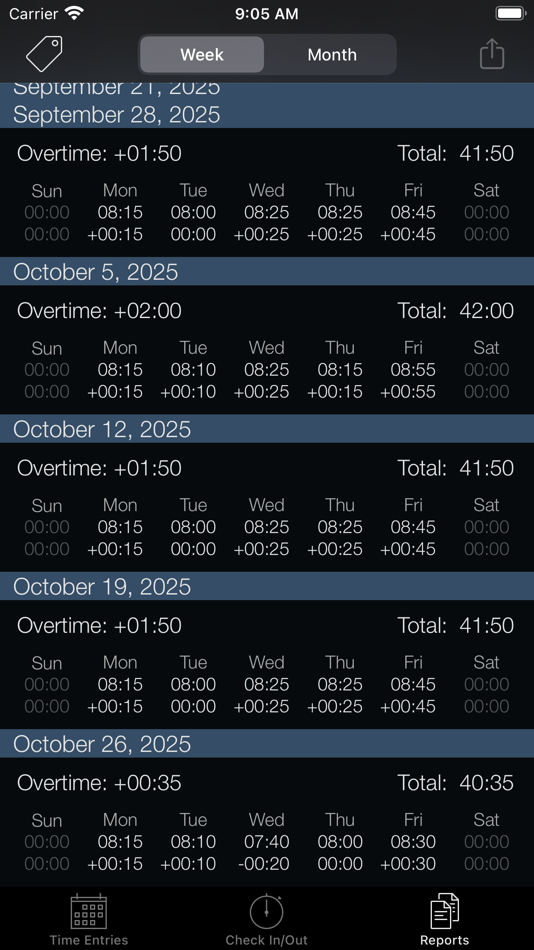 #3. Week Timer (iOS) 由: DM Design