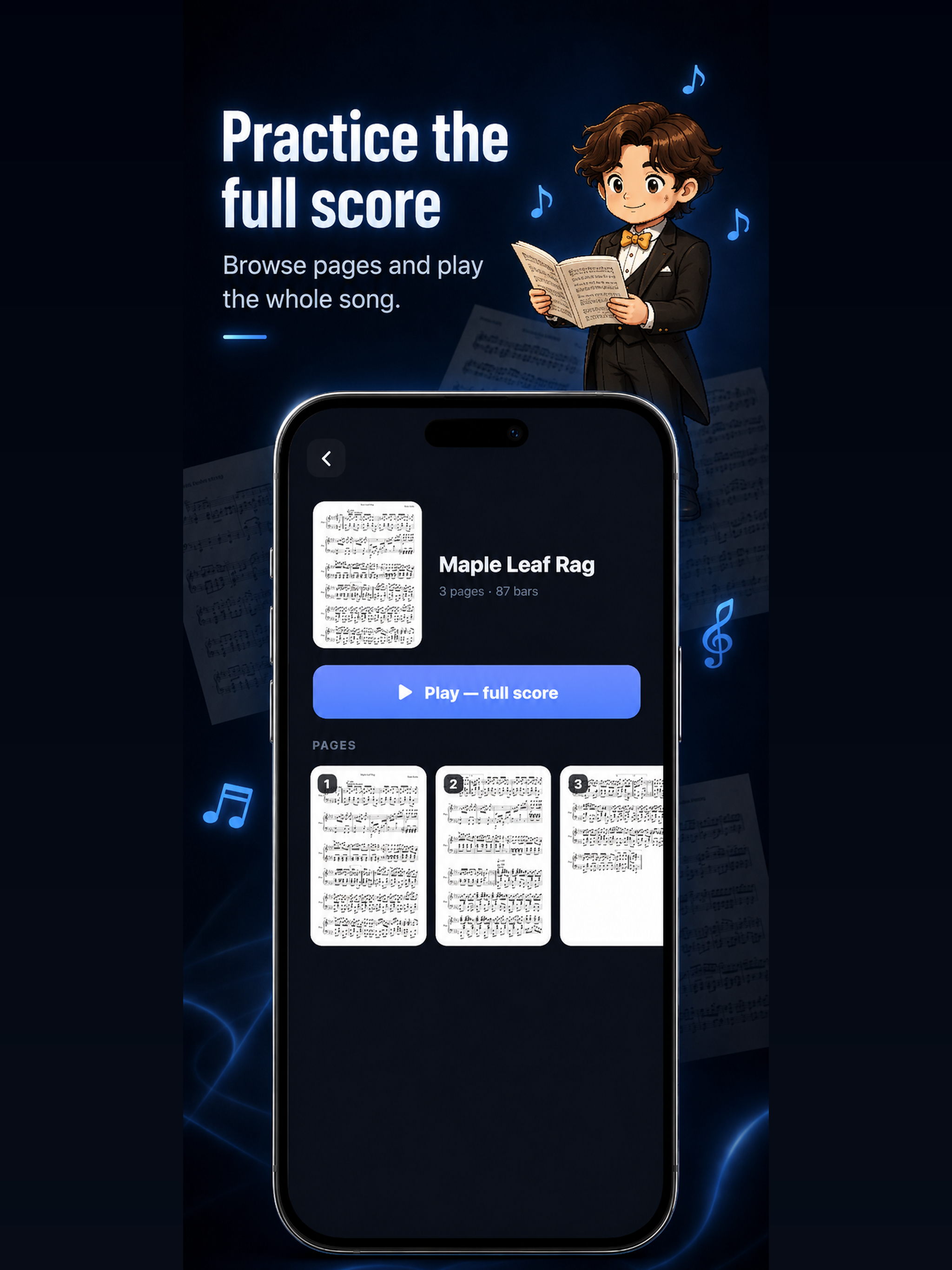 NoteFall: Piano Sheet Music