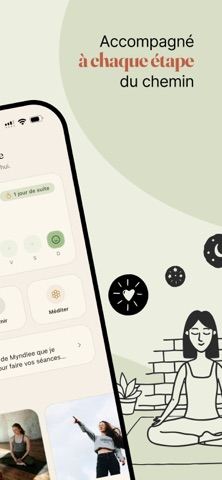Myndlee – Bien-être & coaching iPhone screenshot