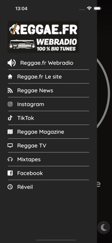 Reggae.fr Webradio app screenshot 2