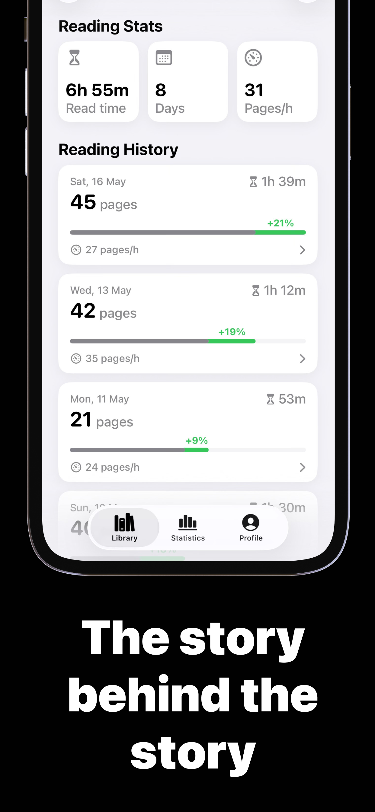 Book Reading Tracker — TACET screenshot 7