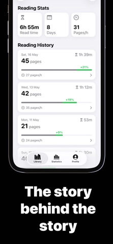 Book Reading Tracker — TACET Screenshot 7 of 10