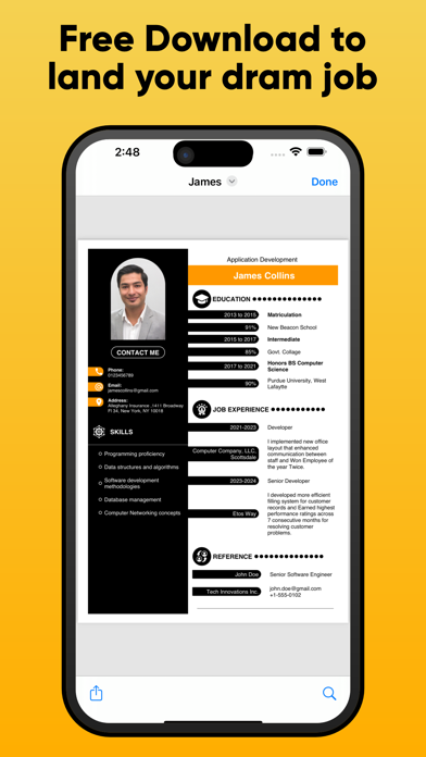 CV Maker - Resume Creator Screenshot
