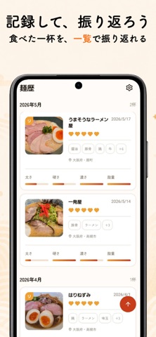 メノメ ~ ラーメン記録アプリ ~ screenshot