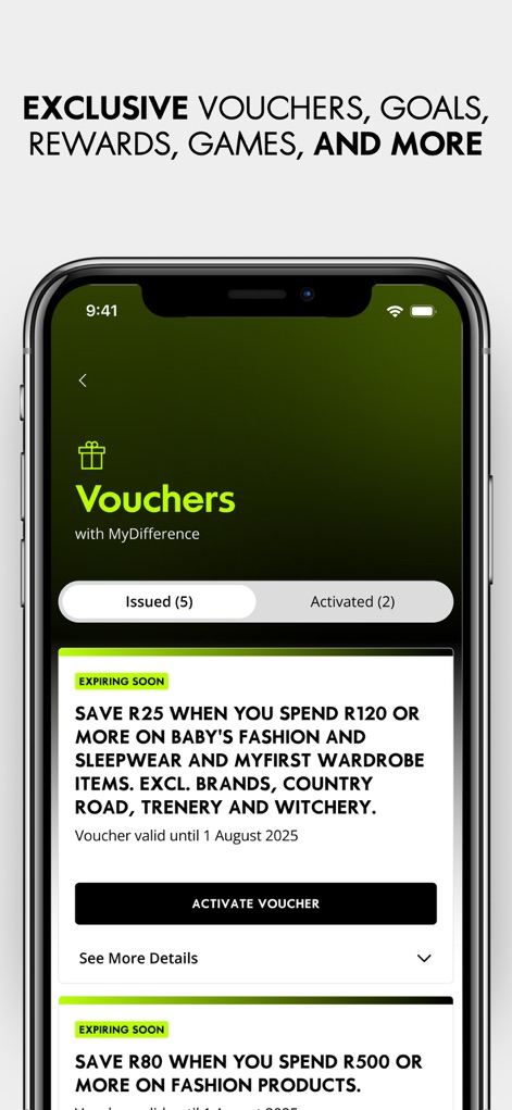 Woolworths (Pty) Ltd - This tool showcases personalized vouchers tailored to user preferences and displays detailed expiring soon offers to maximize savings.