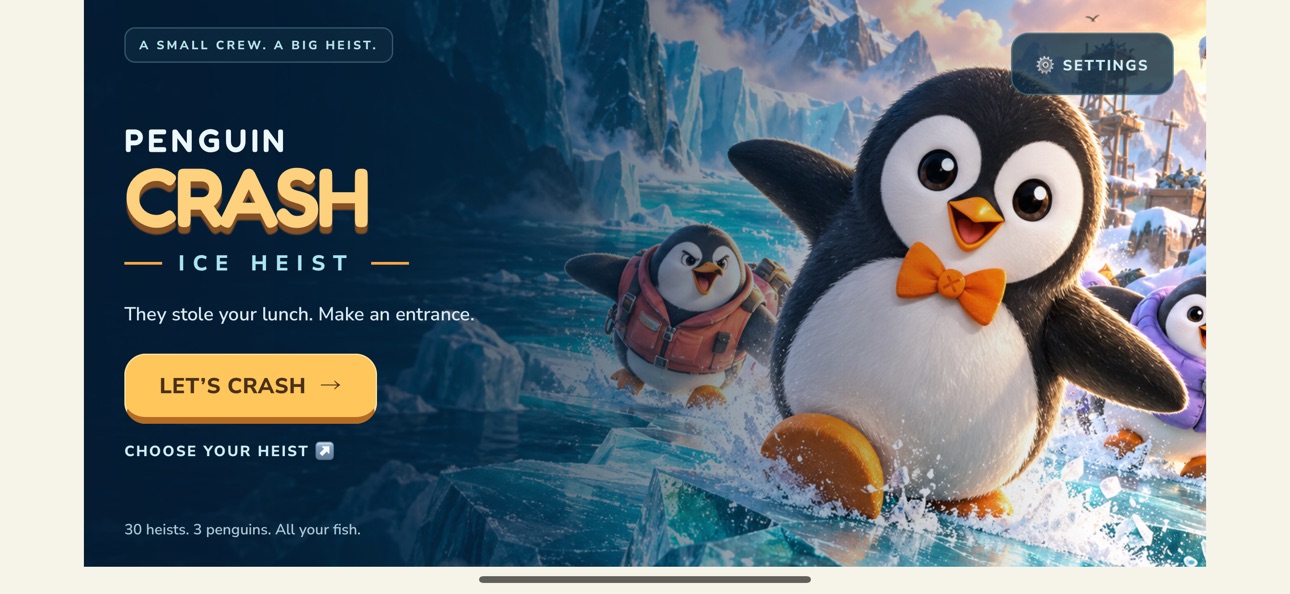 Screenshot 2 of Penguin Crash: Ice Heist