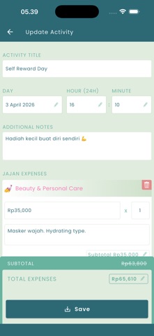 JajanTracker screenshot