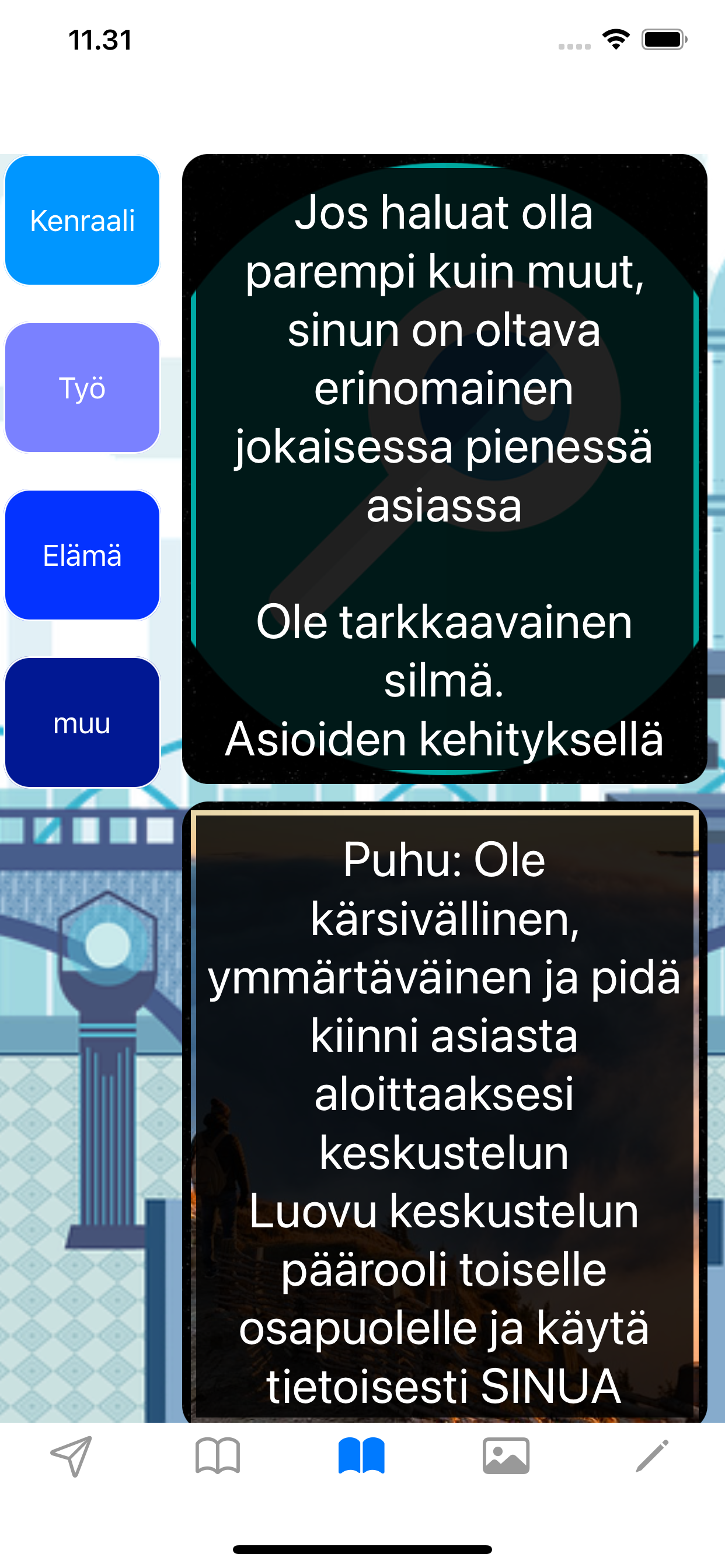 Psykologia yksityiskohdat