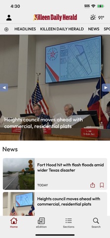 Killeen Daily Herald screenshot