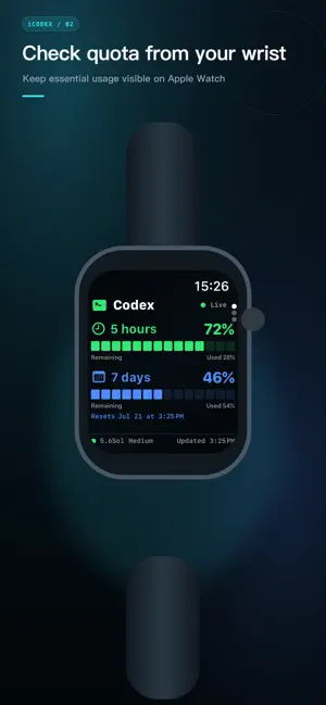 iCodex: Claude & Codex Usage screenshot 4