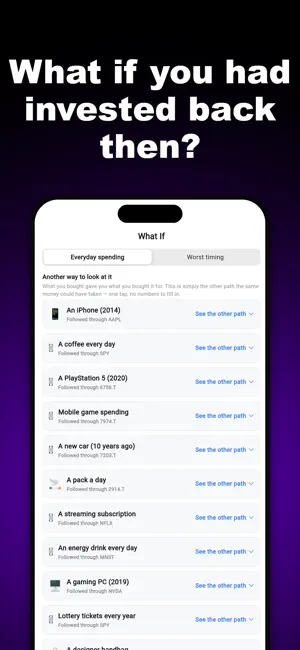 StockRewind: If You Invested screenshot 2