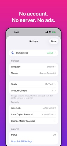 Gumlock: Offline Passwords screenshot 4