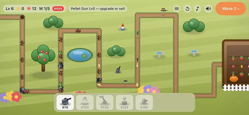 Screenshot von Garden Guard auf dem iPhone 2