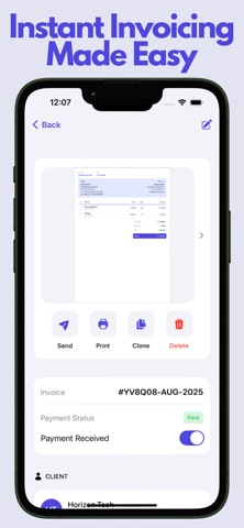 Invoice Generator: BillSwift screenshot