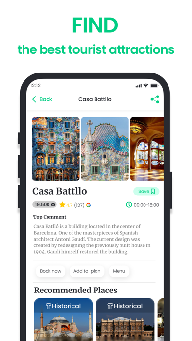 Tourist: Trip Planner & Guide Screenshot