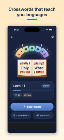 PolyWord: Language Crosswords Screenshot 6 of 9