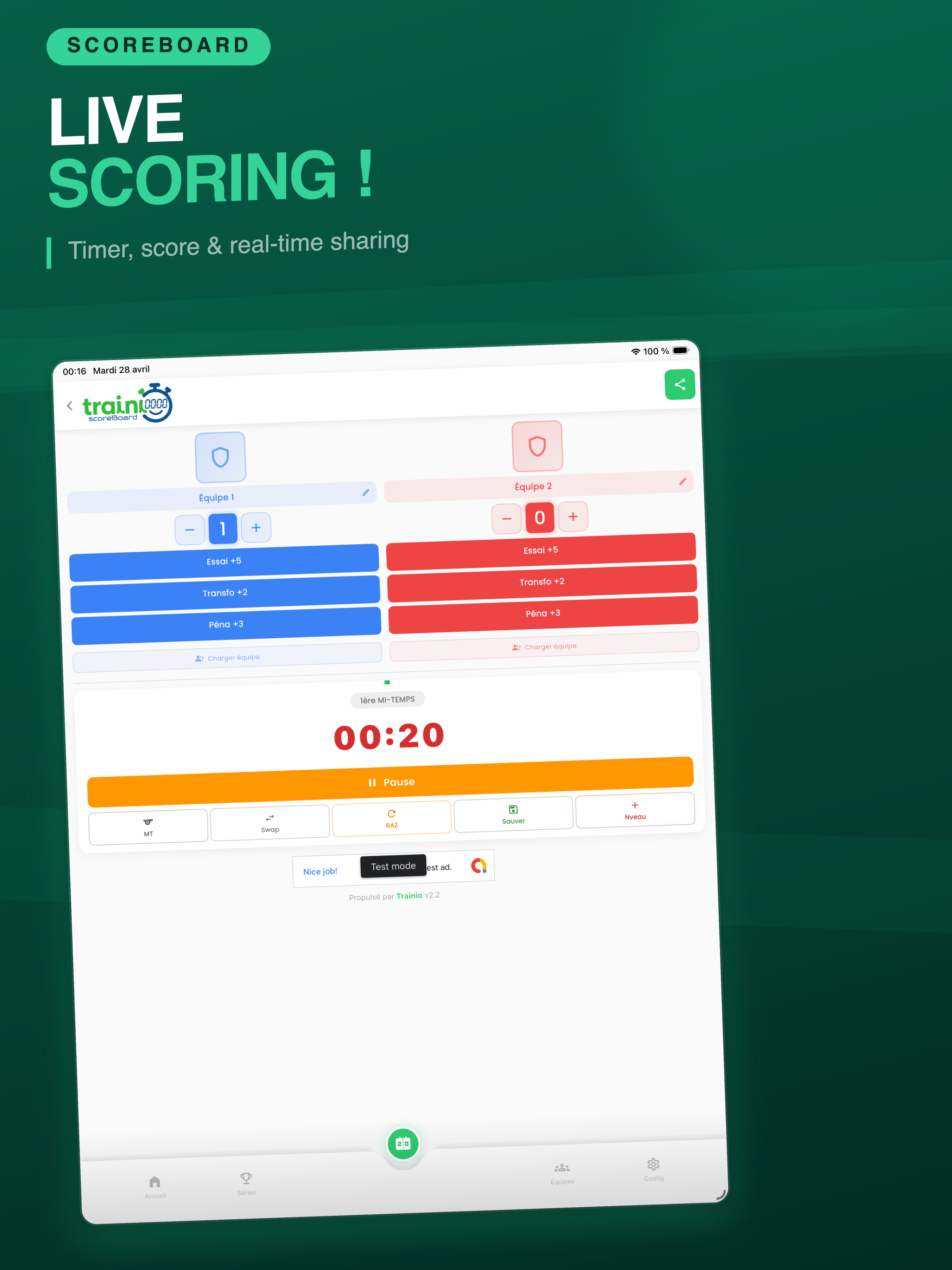 Scoreboard by Trainio