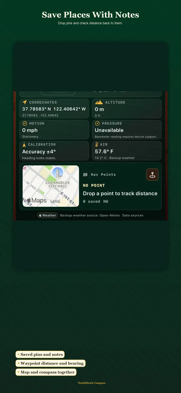 Screenshot #3 pour NorthHawk Compass