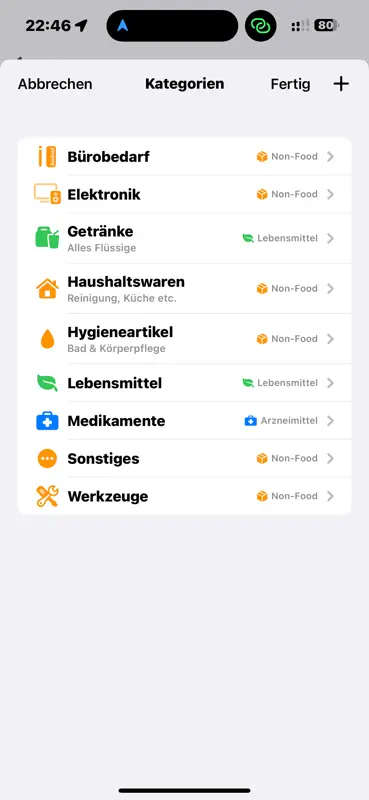 Lagerplatz 2.0 – Vorräte screenshot 5 of 10