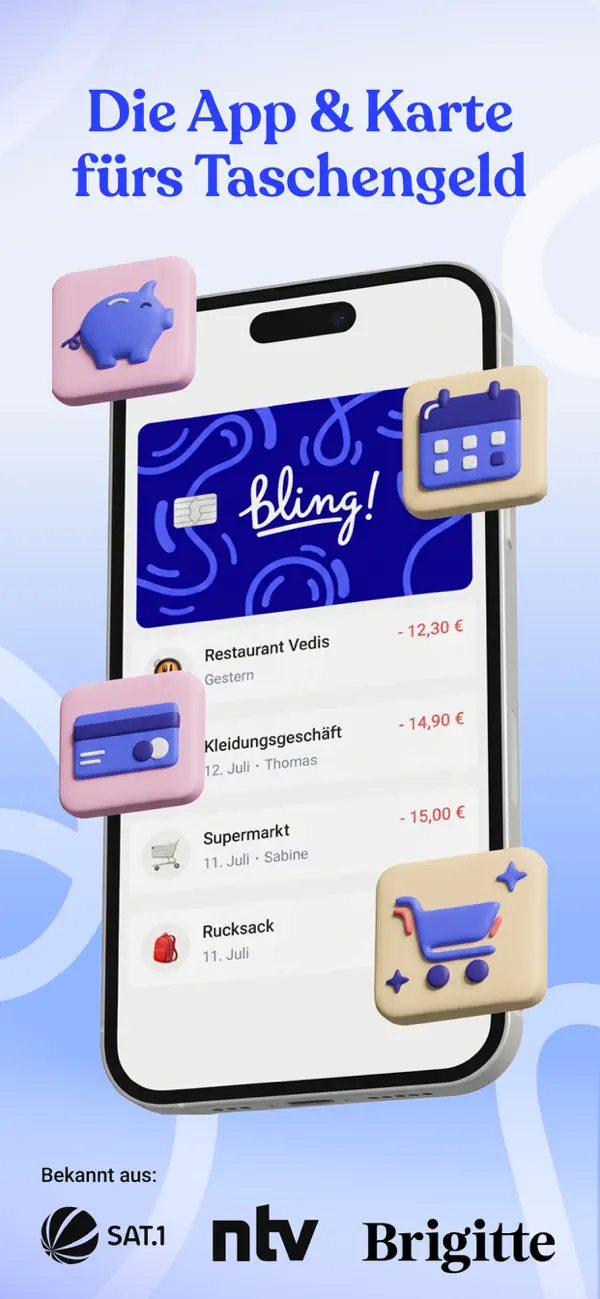 Bling: Taschengeld & Familie Screenshot 1