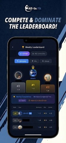 All-in Fit iPhone screenshot