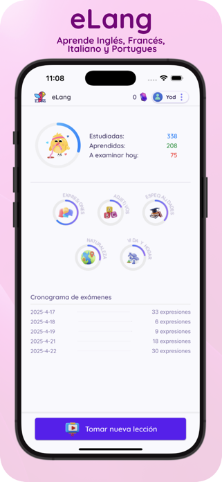 eLang: Aprende Idiomas Screenshot 1 of 10