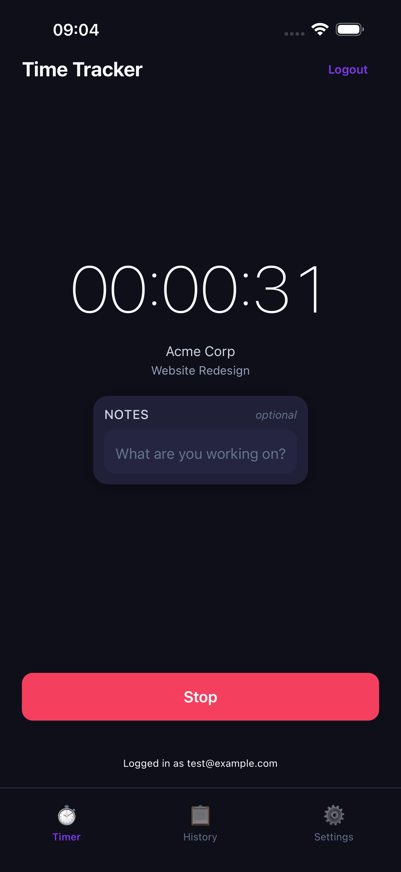 Time Tracker for freelancers screenshot 4